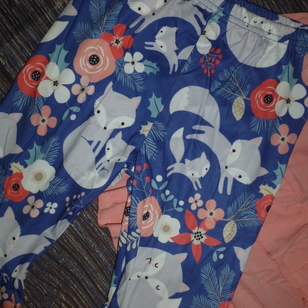 Fox Boutique Hi Low Tunic & Bell Bottoms Girls Outfit Set
